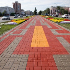 Аллея на проспекте Ленина, Барнаул