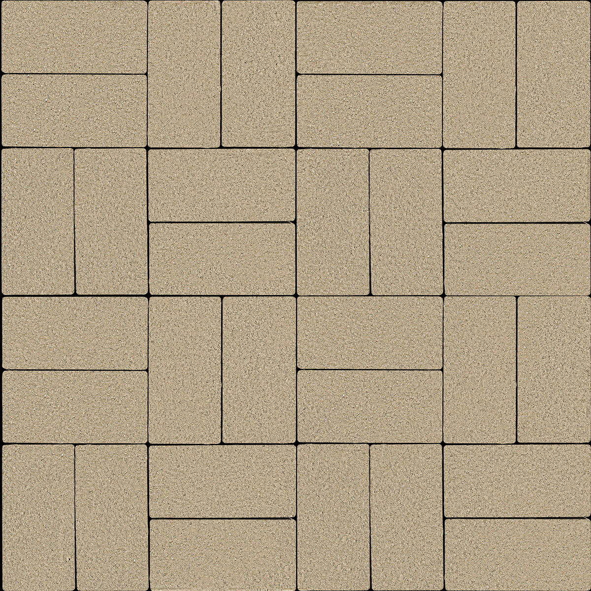 Тротуарная плитка Брусчатка 60 200х100 Курайская степь