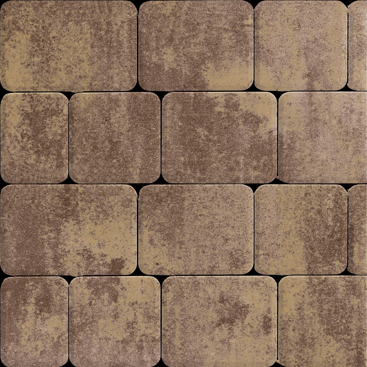 Тротуарная плитка Старый город 50 180х120 Сибирский кедр