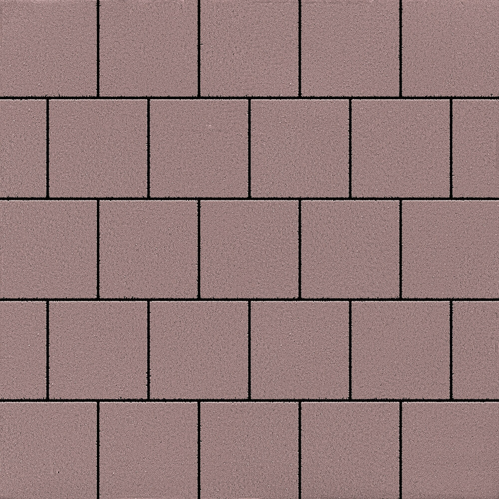 Тротуарная плитка Квадрат 60 100х100 вишневое варенье