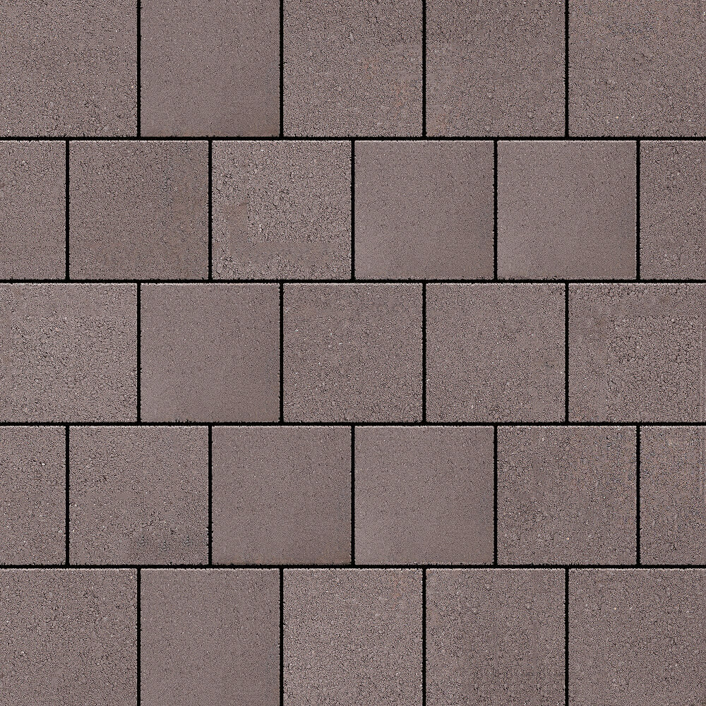 Тротуарная плитка Квадрат 60 100х100 горький шоколад