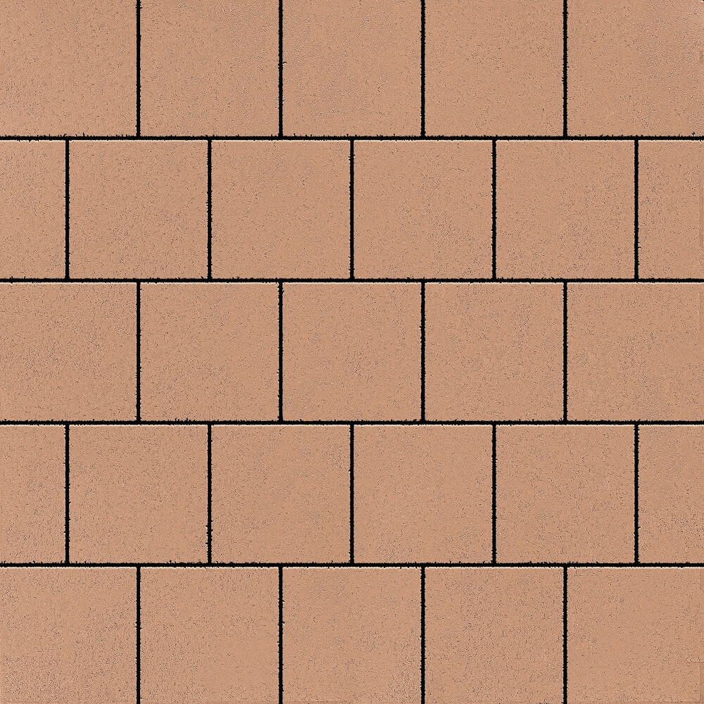 Тротуарная плитка Квадрат 60 100х100 оранж