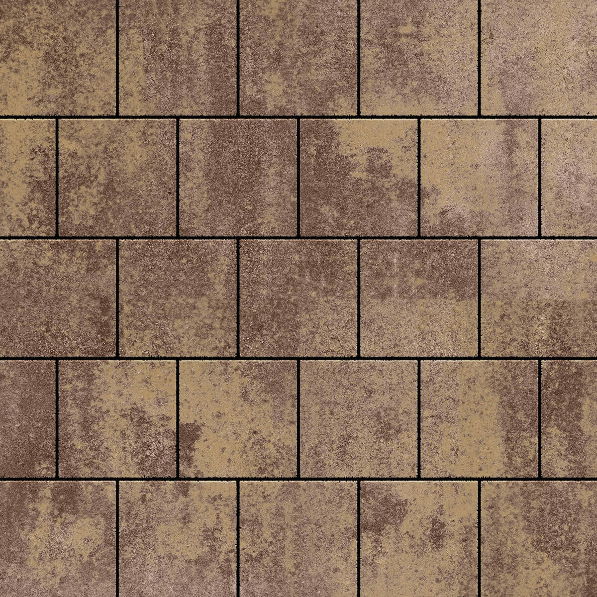 Тротуарная плитка Квадрат 80 200х200 Сибирский кедр