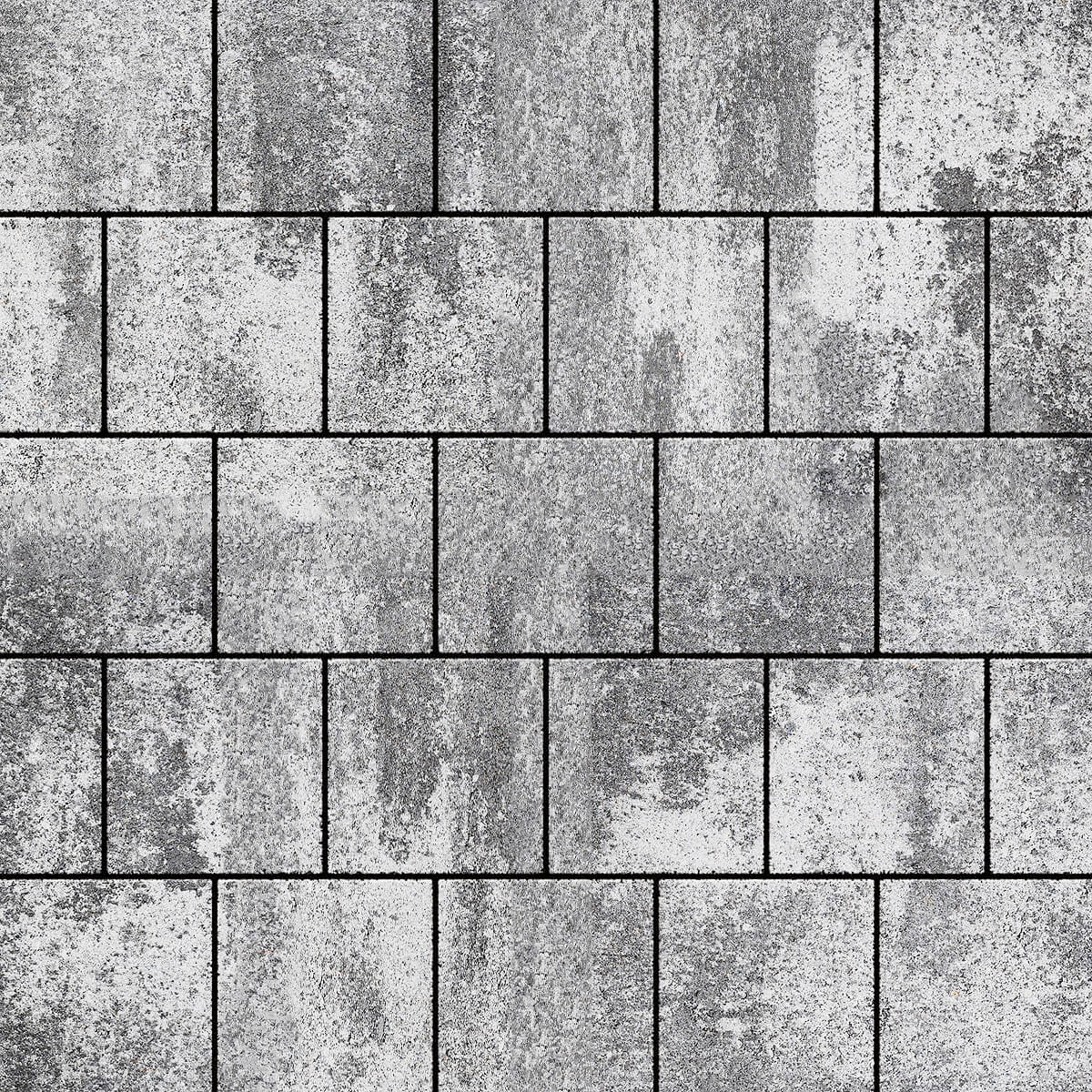 Тротуарная плитка Квадрат 80 200х200 Учар