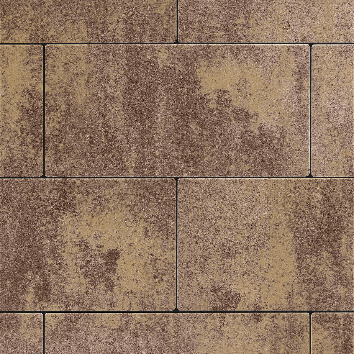 Тротуарная плитка Империя 60 600х300 Сибирский кедр