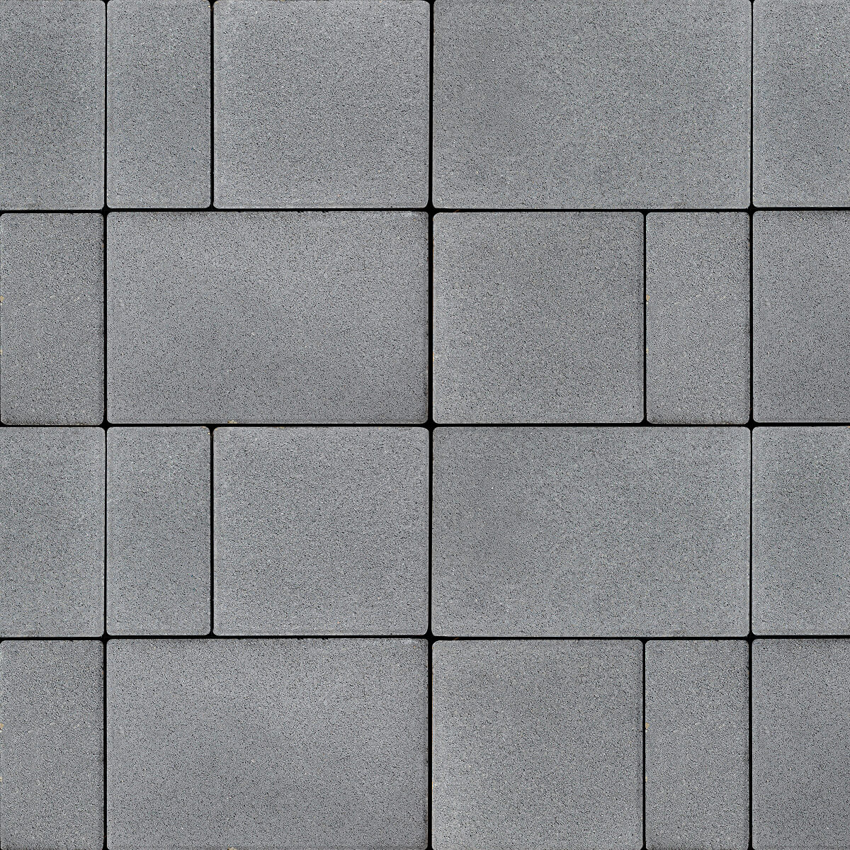 Тротуарная плитка Новый город 40 черный гранит