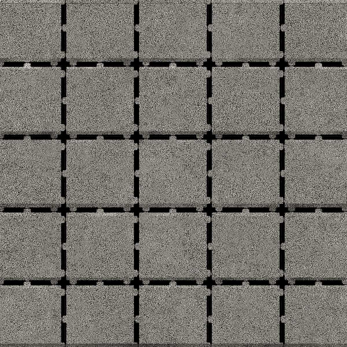 Плитка тротуарная "Эко" (220х220 мм) Серый 