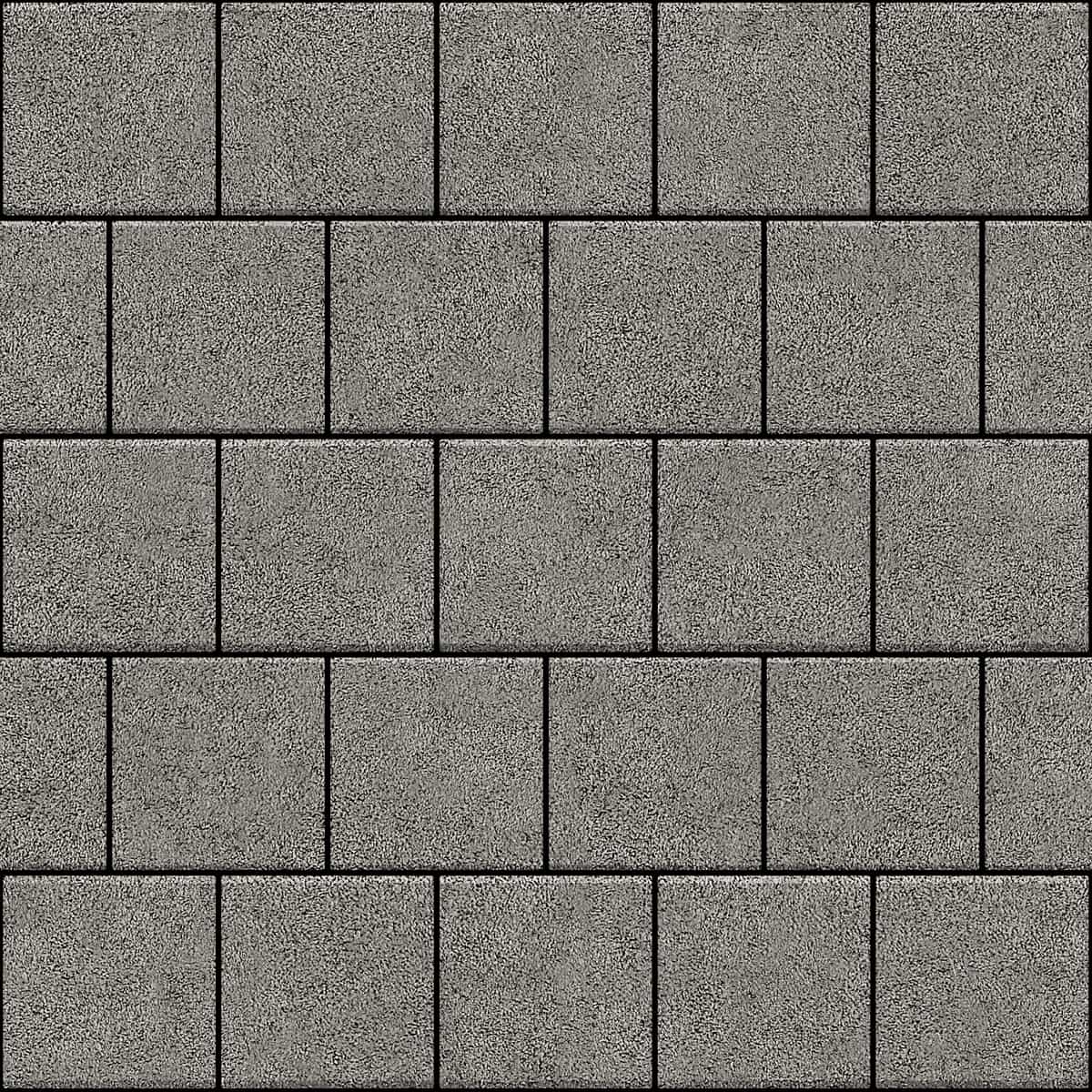 Плитка тротуарная "Квадрат 80" (200х200 мм) Серый 
