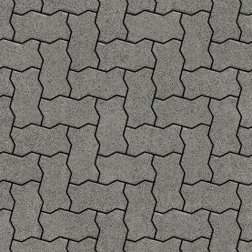Плитка тротуарная "Уни 60" (225x112,5 мм) Серый 