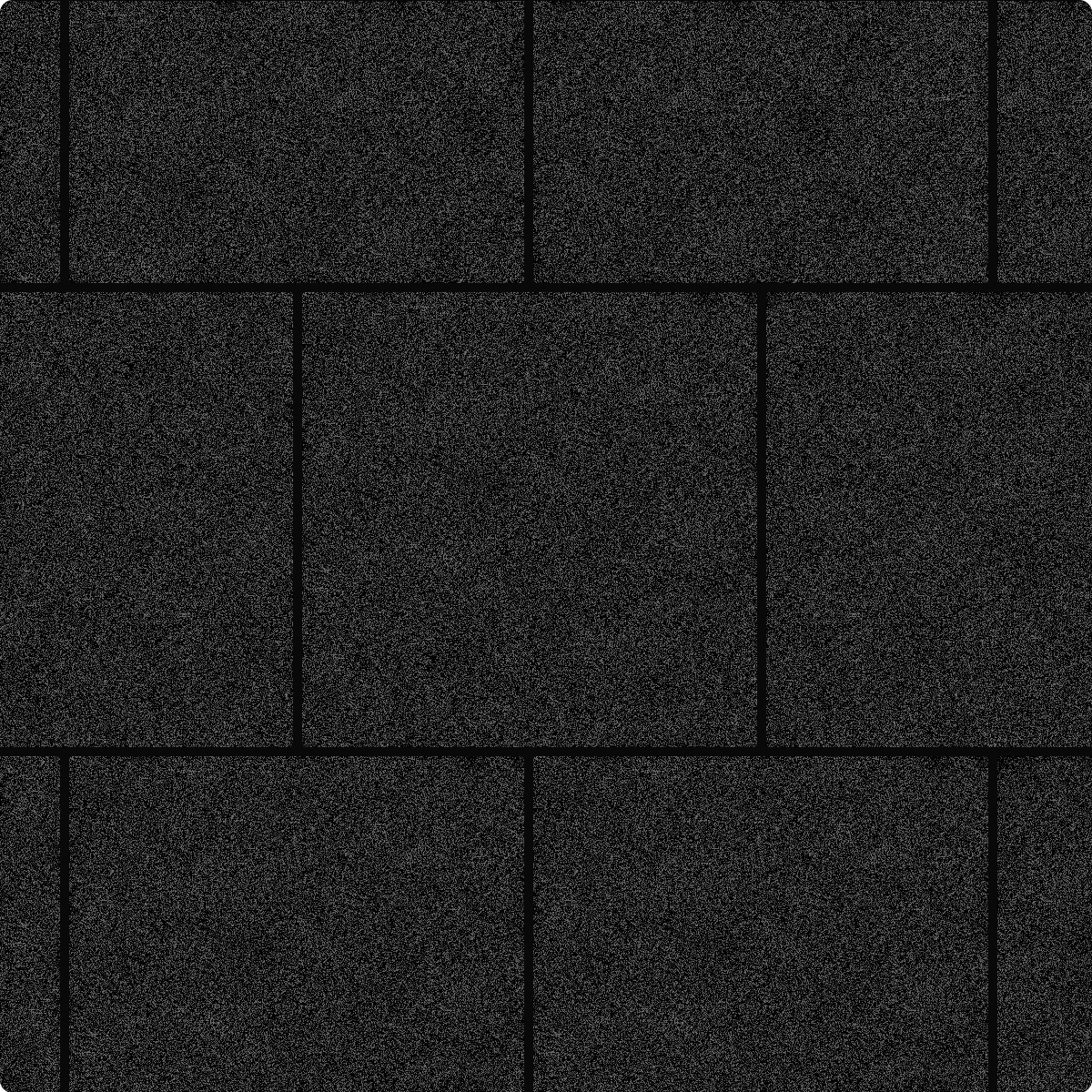 Плитка тротуарная "Держава" (600х600 мм) черная ночь