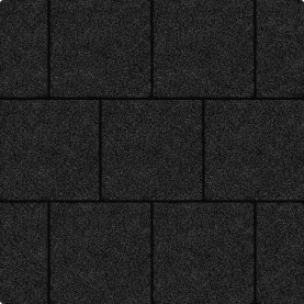 Плитка тротуарная "Гранд" (400х400 мм) черная ночь