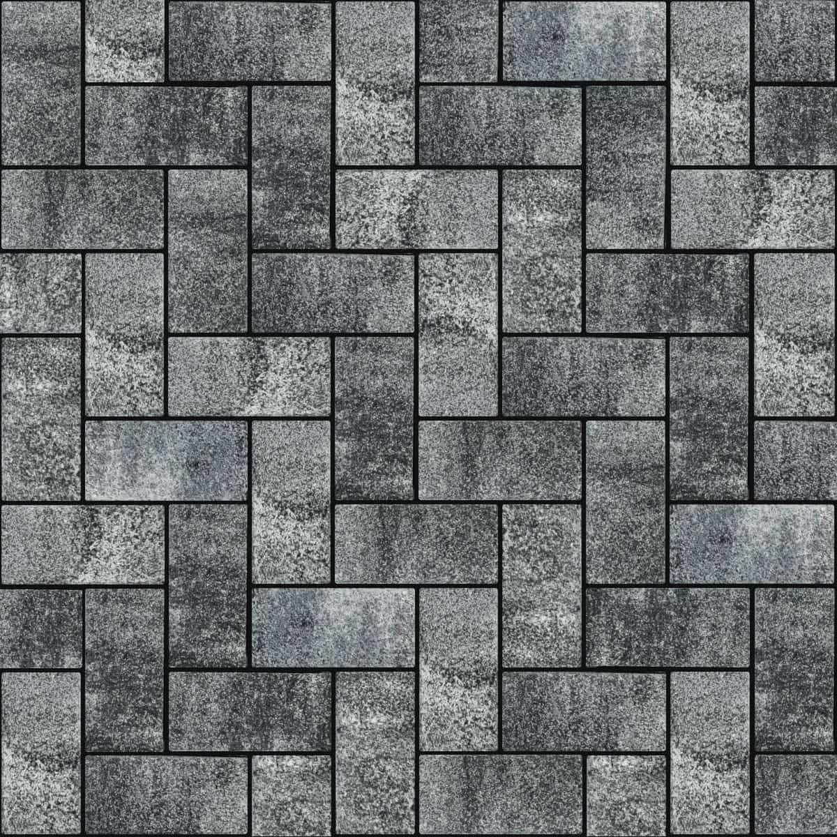 Плитка тротуарная Брусчатка 60 200×100 полнолуние лунар (без фаски)